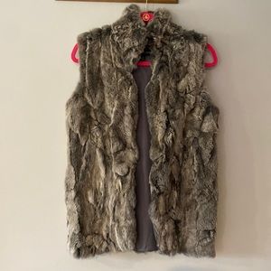 Adrienne Landau Fur Vest Size Small